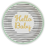 Occasions spéciales, baby shower, assiettes