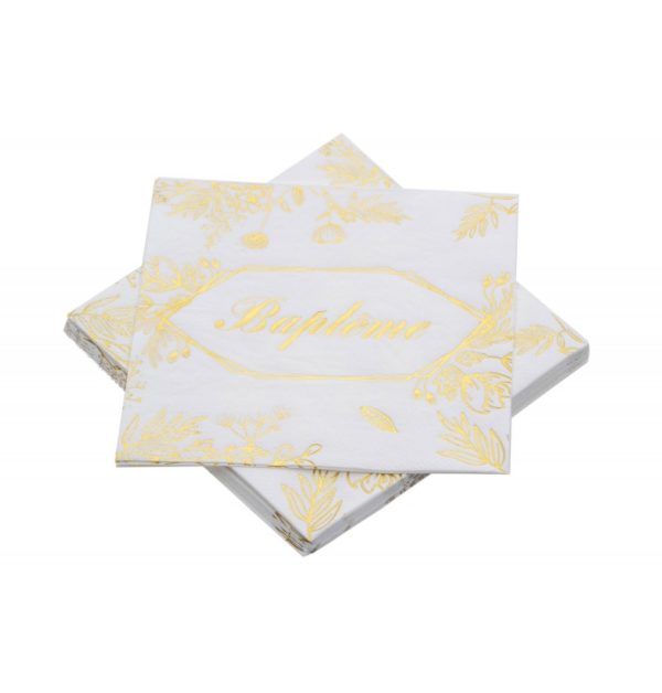 Occasions spéciales, baptême, serviettes