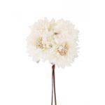 Occasions spéciales, mariage, décoration florale, 4 fleurs ivoire