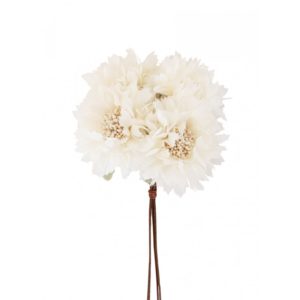 Occasions spéciales, mariage, décoration florale, 4 fleurs ivoire