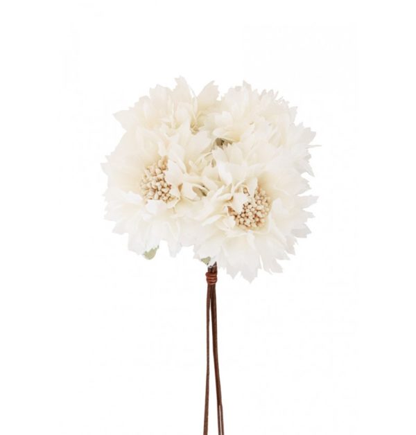 Occasions spéciales, mariage, décoration florale, 4 fleurs ivoire