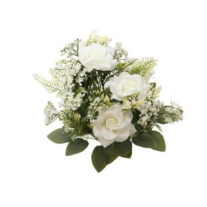 Occasions spéciales, mariage, décoration florale, roses blanches