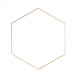 Occasions spéciales, mariage, hexagone, 30 cm