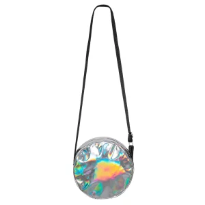 Accessoires de fête, bijoux, sac a bandoulière, holo argent