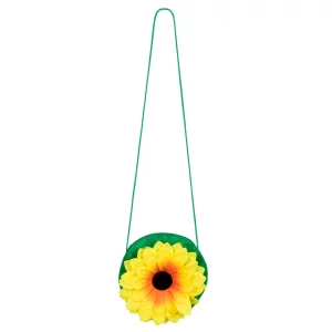 Accessoires de fête, bijoux, sac à bandoulière, tournesol