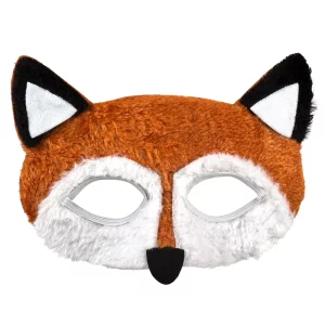 Accessoires de fête, demi-masque, renard