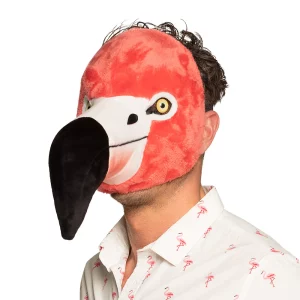 Accessoire de fête, Masque, Flamant rose