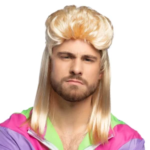 Accessoires de fête, perruques, larry, blond