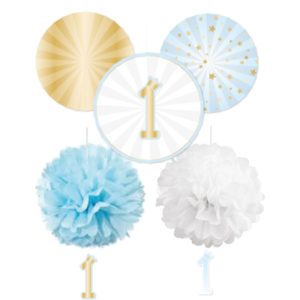 Anniversaire enfant, 1er anniversaire, kit bleu