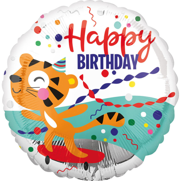 Anniversaire enfant, animaux de la jungle, ballon