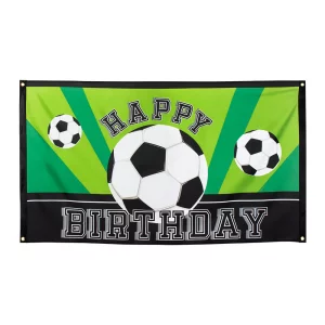 Anniversaire enfant, Football, Drapeau