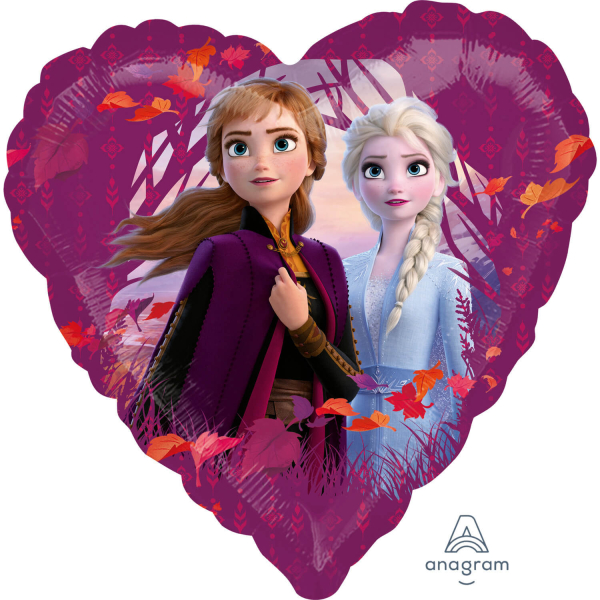 Anniversaire enfant, La Reine des Neiges, ballon, coeur