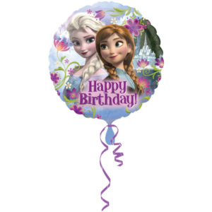 Anniversaire enfant, la reine des neiges, ballons