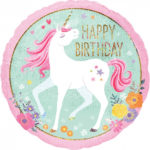 Anniversaire enfant, licorne, holographique