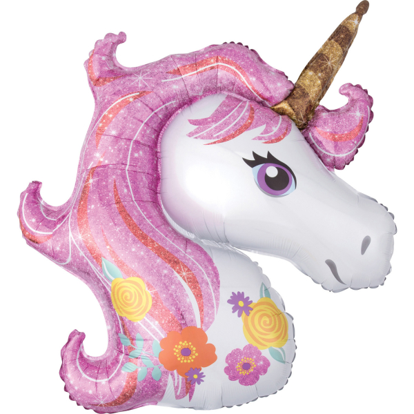 Anniversaire enfant, licorne, super shape, pastel