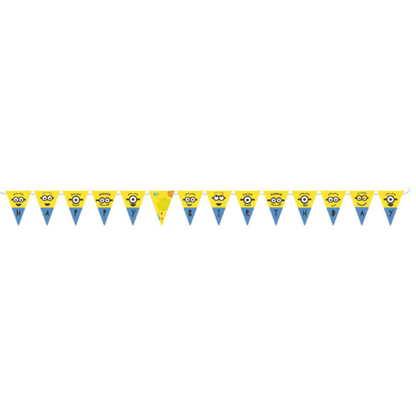 Anniversaire enfant, Minions, Bannière