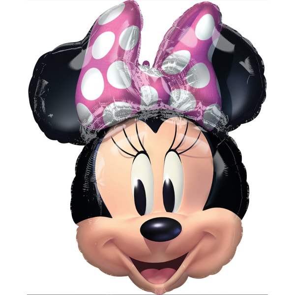 Anniversaire enfant, Minnie, Ballons, Super shape, tête