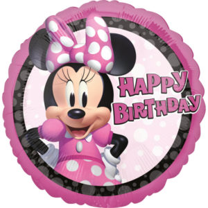 Anniversaire enfant, Minnie Mouse, Ballons, aluminium, hb