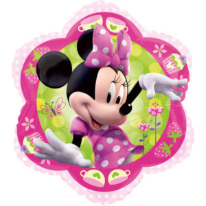 Anniversaire enfant, Minnie Mouse, ballons, aluminium, portrait
