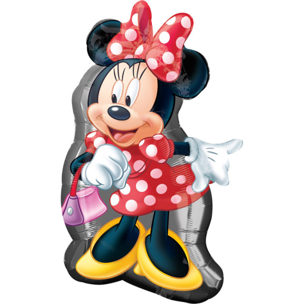 Anniversaire enfant, minnie mouse, ballons, aluminium, super shape