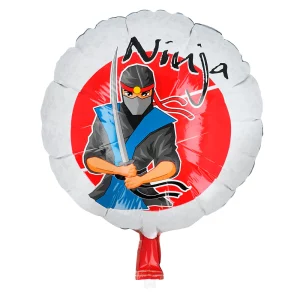 Anniversaire enfant, ninja, ballon aluminium