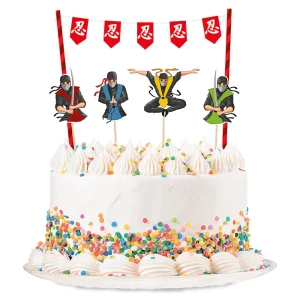 Anniversaire enfant, Ninja, Décoration gâteau