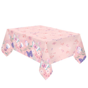 Anniversaire enfant, papillon, nappe