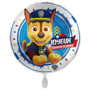 Anniversaire enfant, Pat Patrouille, Chase, Happy Birthday