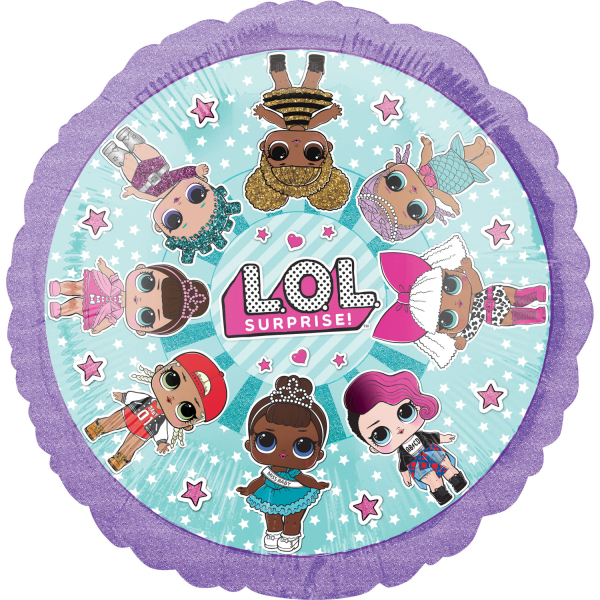 Anniversaire enfant, poupees lol, ballons, standard