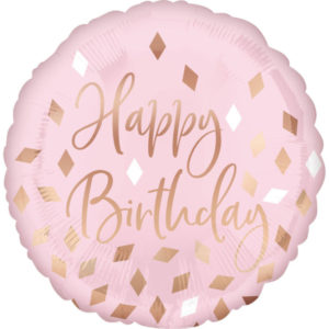 Ballons et hélium, ballons aluminium, ballons anniversaire, blush