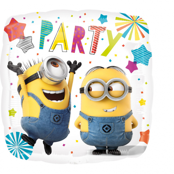 Ballons et hélium, ballons aluminium, ballons anniversaire, minion
