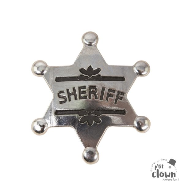 ACCESSOIRES DE FETE-ACCESSOIRES COW BOY-ETOILE-ETOILE DE SHERIFF-SHERIFF