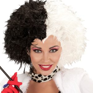 ACCESSOIRES DE FETE-ACCESSOIRES-PERRUQUES-PERRUQUE CRUELLA