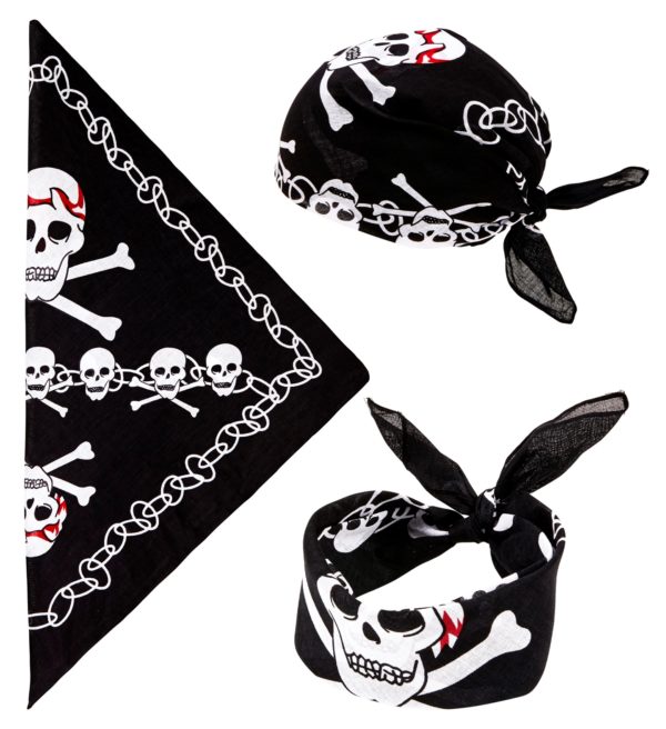 ACCESSOIRES DE FETE-ACCESSOIRES PIRATE-BANDEAUX-BANDANA-BANDANA DE PIRATE