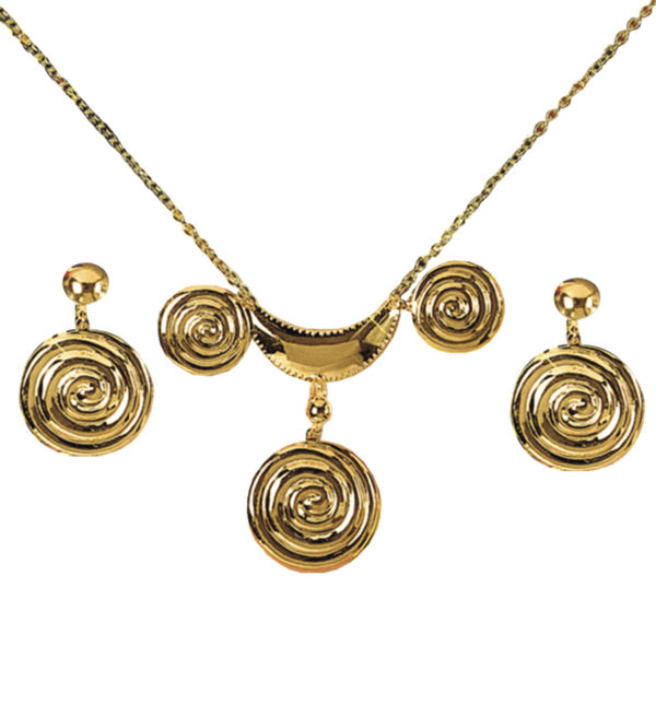 ACCESSOIRES DE FETE-ACCESSOIRES ROMAINE-COLLIER-BIJOUX-COLLIER ET BOUCLES D OREILLES ROMAIN