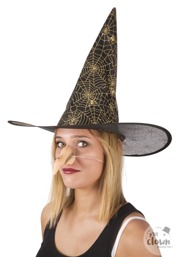 ACCESSOIRES DE FETE-ACCESSOIRES SORCIERE-NEZ-NEZ DE SORCIERE