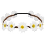 ACCESSOIRES DE FETE-BANDEAU A FLEUR-BANDEAU MARGUERITE-BANDEAU HIPPIE