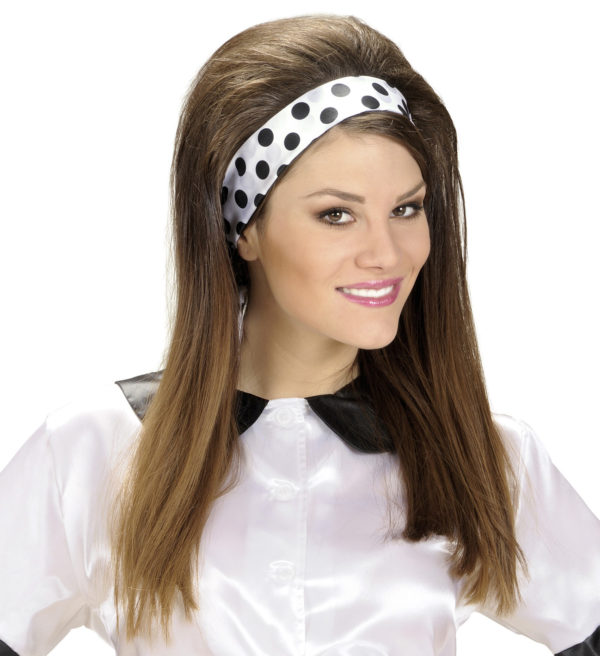 ACCESSOIRES DE FETE-BANDEAUX-FOULARD-FOULARD ANNEES 50-FOULARD CHEVEUX-FOULARD A PETITS POIS