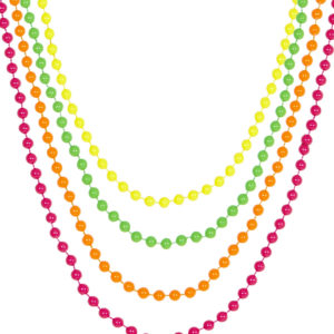 ACCESSOIRES DE FETE-BIJOUX-BIJOUX FLUO-ACCESSOIRES FLUO-COLLIER FLUO-ANNEES 80