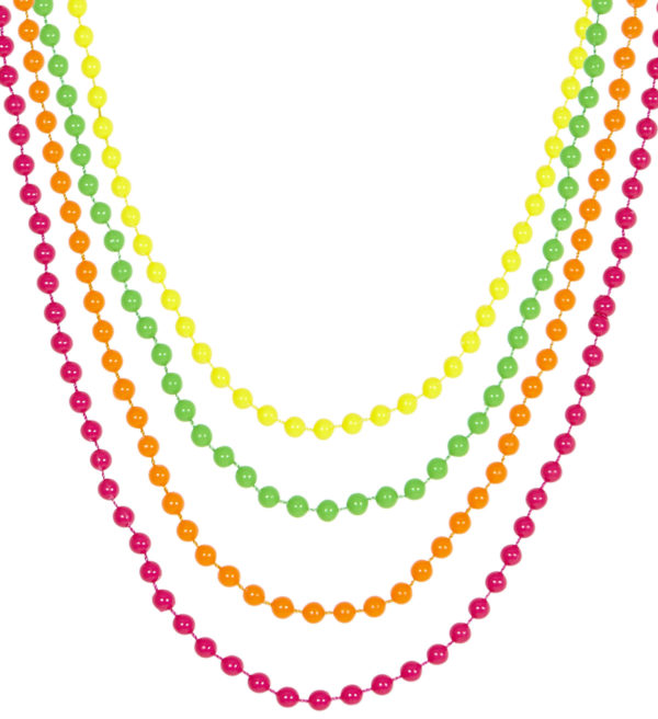 ACCESSOIRES DE FETE-BIJOUX-BIJOUX FLUO-ACCESSOIRES FLUO-COLLIER FLUO-ANNEES 80