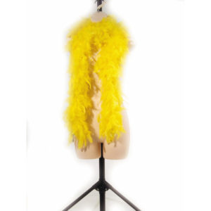 ACCESSOIRES DE FETE-BOA-ANNEES 20-ACCESSOIRES CHARLESTON-BOA JAUNE