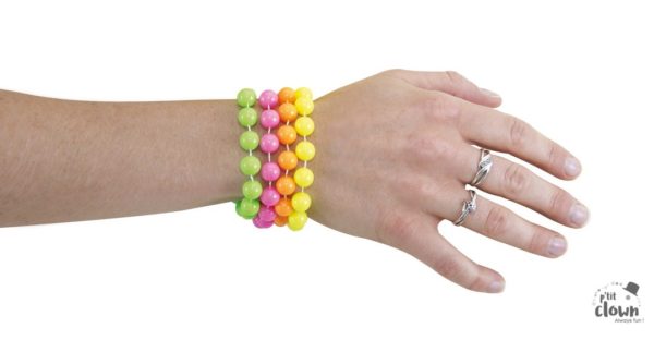 ACCESSOIRES DE FETE-BRACELETS PERLES FLUO-BRACELET-BRACELET PERLE-FLUO