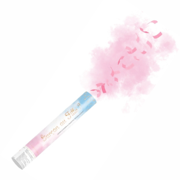 ACCESSOIRES DE FETE-CANON A CONFETTIS-CANON A CONFETTIS REVELATION DE SEXE-CANON A CONFETTIS ET POUDRE REVELATION DE SEXE ROSE