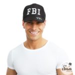 ACCESSOIRES DE FETE-CASQUETTE-FBI-CASQUETTE FBI-POLICE