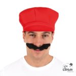 ACCESSOIRES DE FETE-CASQUETTE PLOMBIER ROUGE-CASQUETTE-PLOMBIER