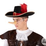 ACCESSOIRES DE FETE-CHAPEAU-CHAPEAU MOUSQUETAIRE