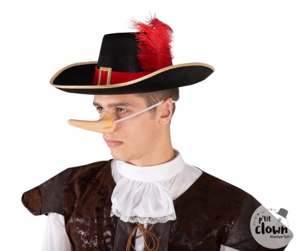 ACCESSOIRES DE FETE-CHAPEAU-CHAPEAU MOUSQUETAIRE