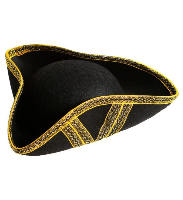 ACCESSOIRES DE FETE-CHAPEAU-CHAPEAU TRICORNE-CHAPEAU PIRATE-TRICORNE PIRATE-ACCESSOIRES PIRATE