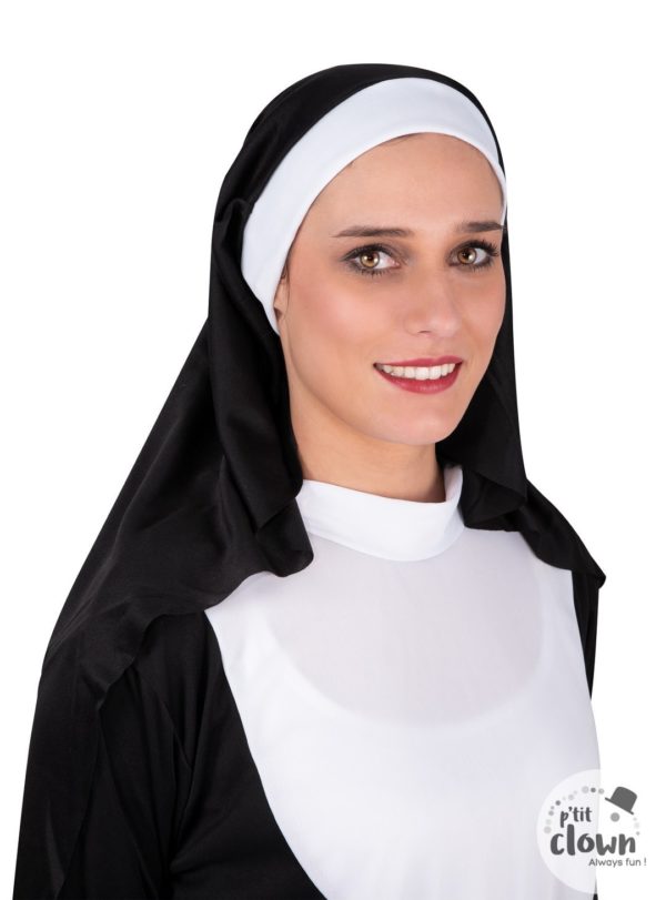 ACCESSOIRES-DE-FETE-CHAPEAU-COIFFE-DE-RELIGIEUSE