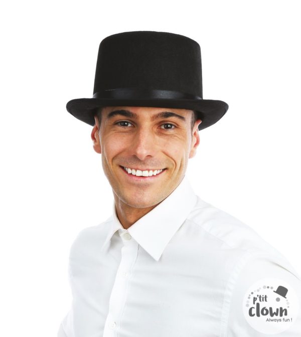 ACCESSOIRES DE FETE-CHAPEAU-HAUT DE FORME-CHAPEAU ADULTE